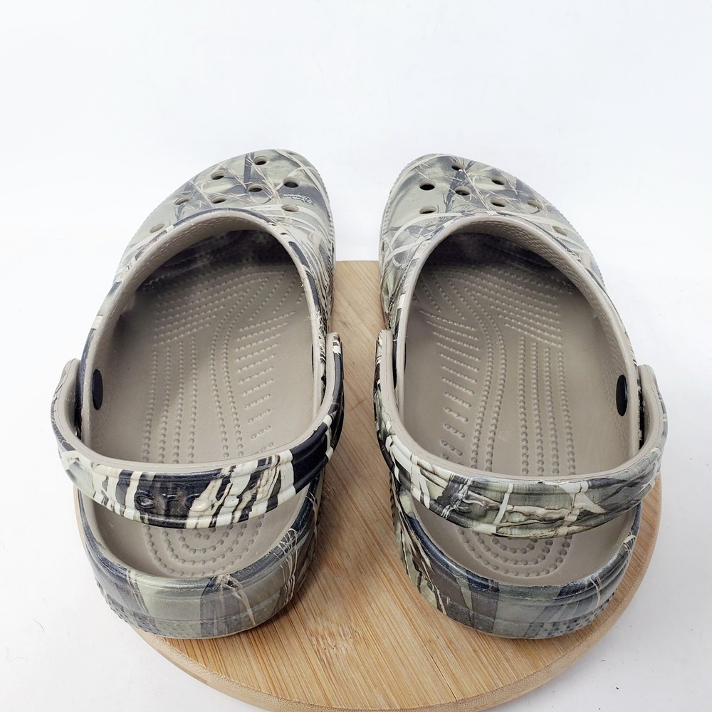 Crocs Classic Realtree Sandals Womens 9 Camo Clog Slip On Water Shoes Boys Kids - Picture 8 of 12